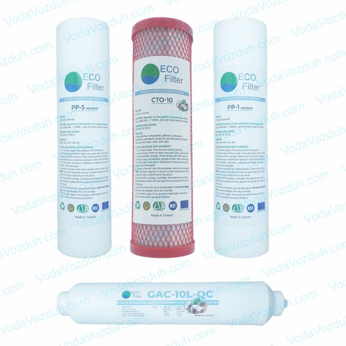 Ecofilter картриджи к фильтрам для воды